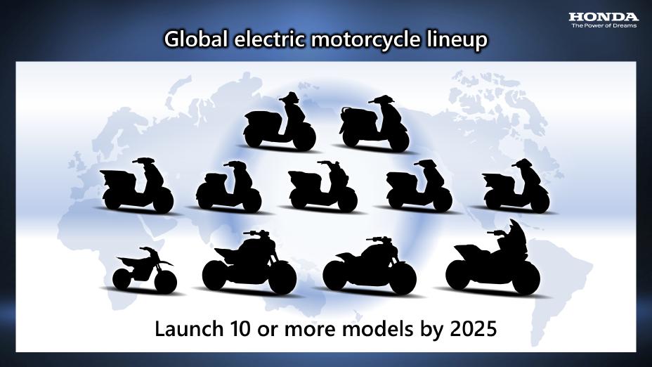 شركة هوندا تخطط لإطلاق 10 دراجات نارية كهربائية بحلول عام 2025 | ديناصور.تك